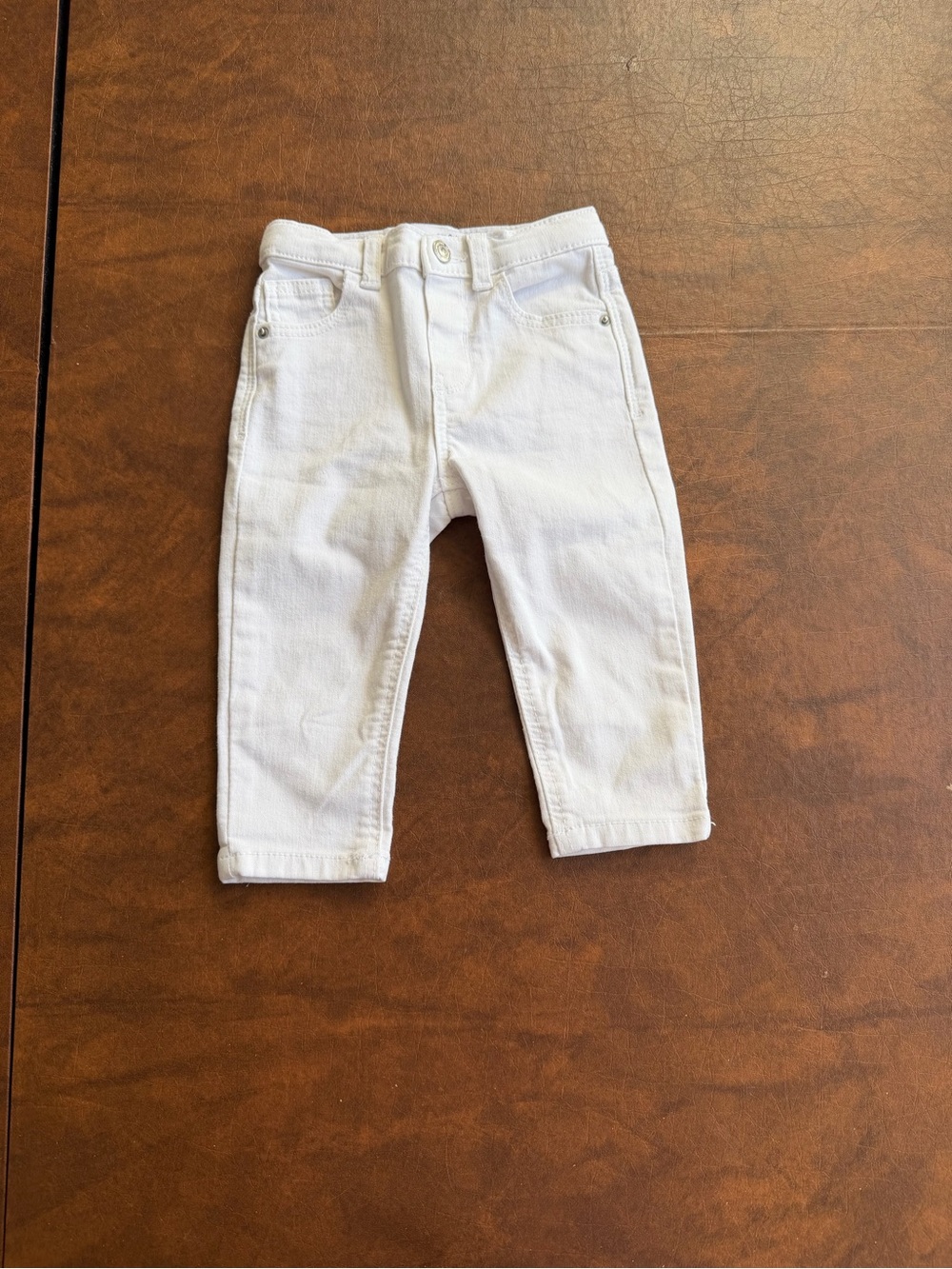 Zara White Toddler Denim Pants